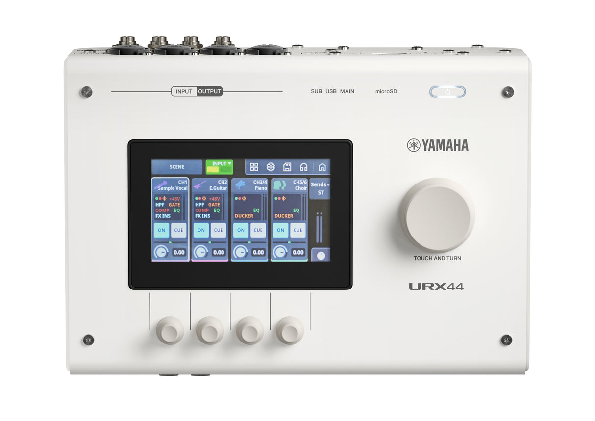 Yamaha URX44 USB-C Audio Interface (White)