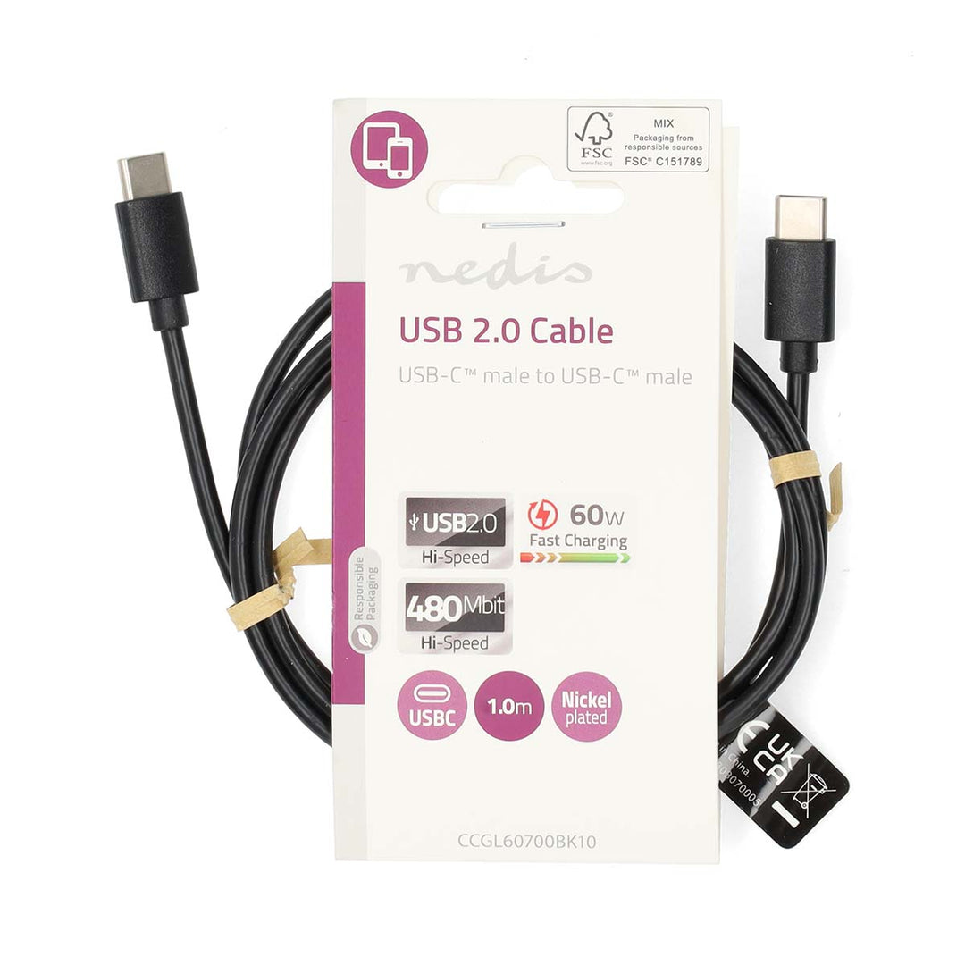 Câble USB-C vers USB-C (2 mètres)