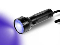 Lampe de poche UV avec 51 LED diodes