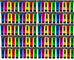 Peinture UV pour Visage et Corps pour 100 Personnes