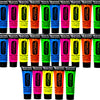 UV face and body paint for 25 people