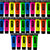 UV face and body paint for 25 people