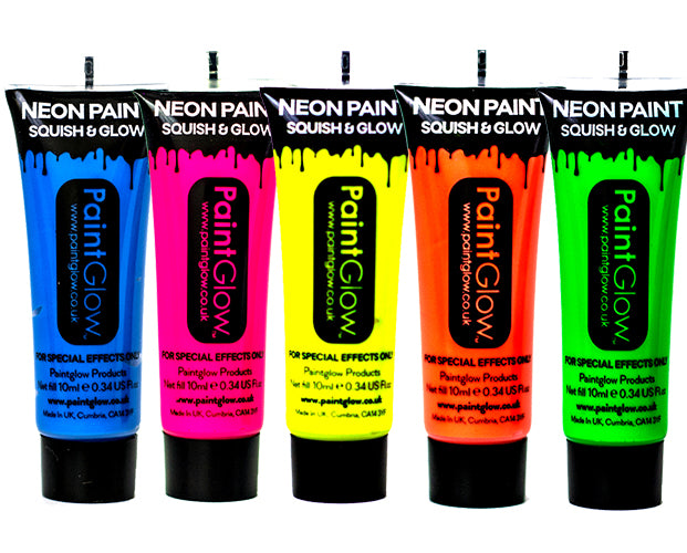 Peinture UV pour Visage et Corps pour 3-5 Personnes
