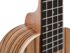 DiMavery UK-400 Ukulélés Soprano (Zebratræ)
