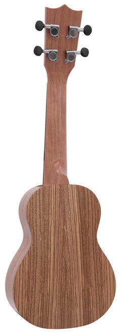 DiMavery UK-400 Ukulélés Soprano (Zebratræ)
