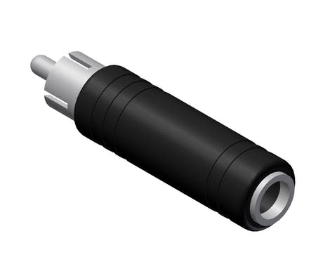 Procab VC103 adaptateur RCA mâle vers jack 6,3 mm femelle