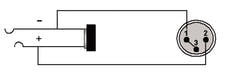 Adaptateur XLR mâle > Jack stéréo femelle