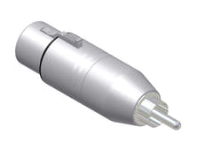 Adaptateur XLR femelle > RCA mâle