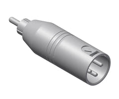 Adaptateur XLR mâle > RCA mâle