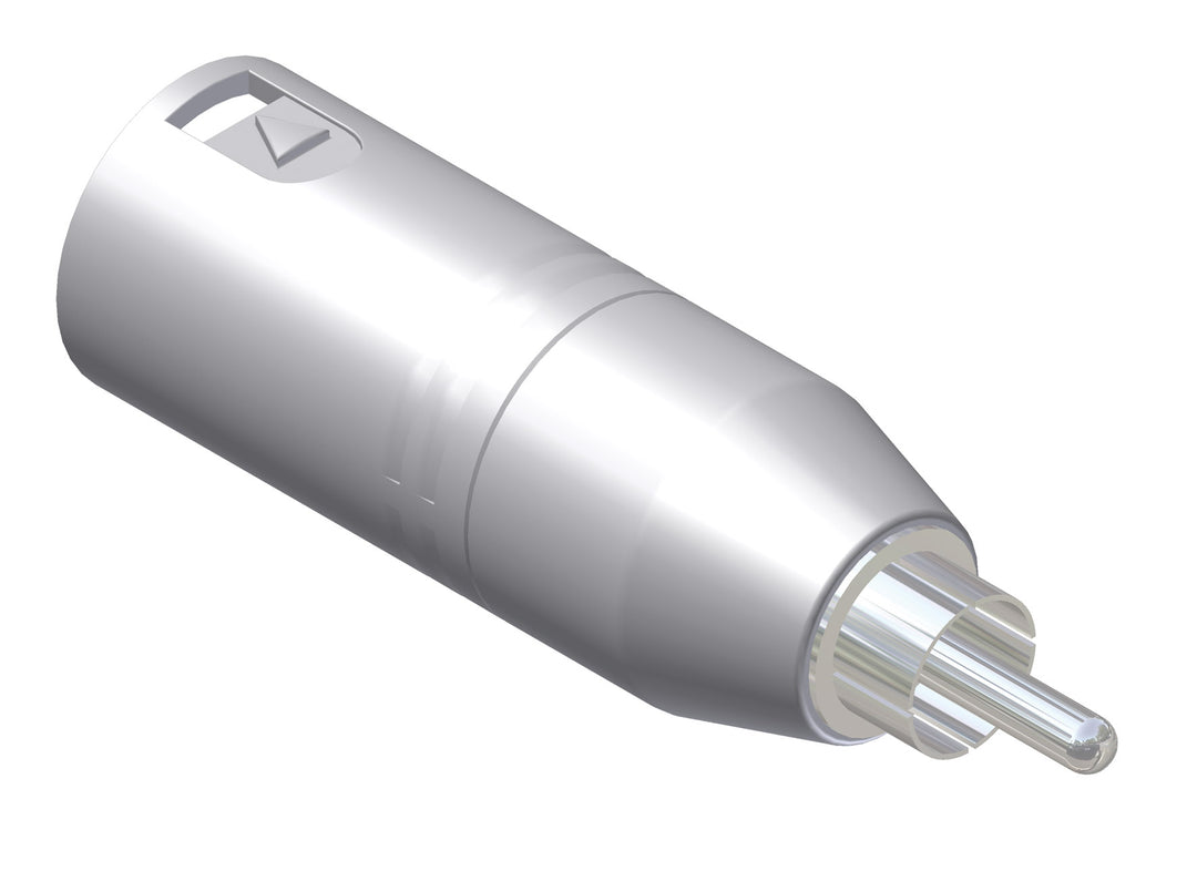 Adaptateur XLR mâle > RCA mâle