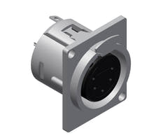 embase XLR 5 pôles femelle D-series