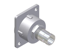 Connecteur de châssis BNC double femelle, format D, 75 Ohm