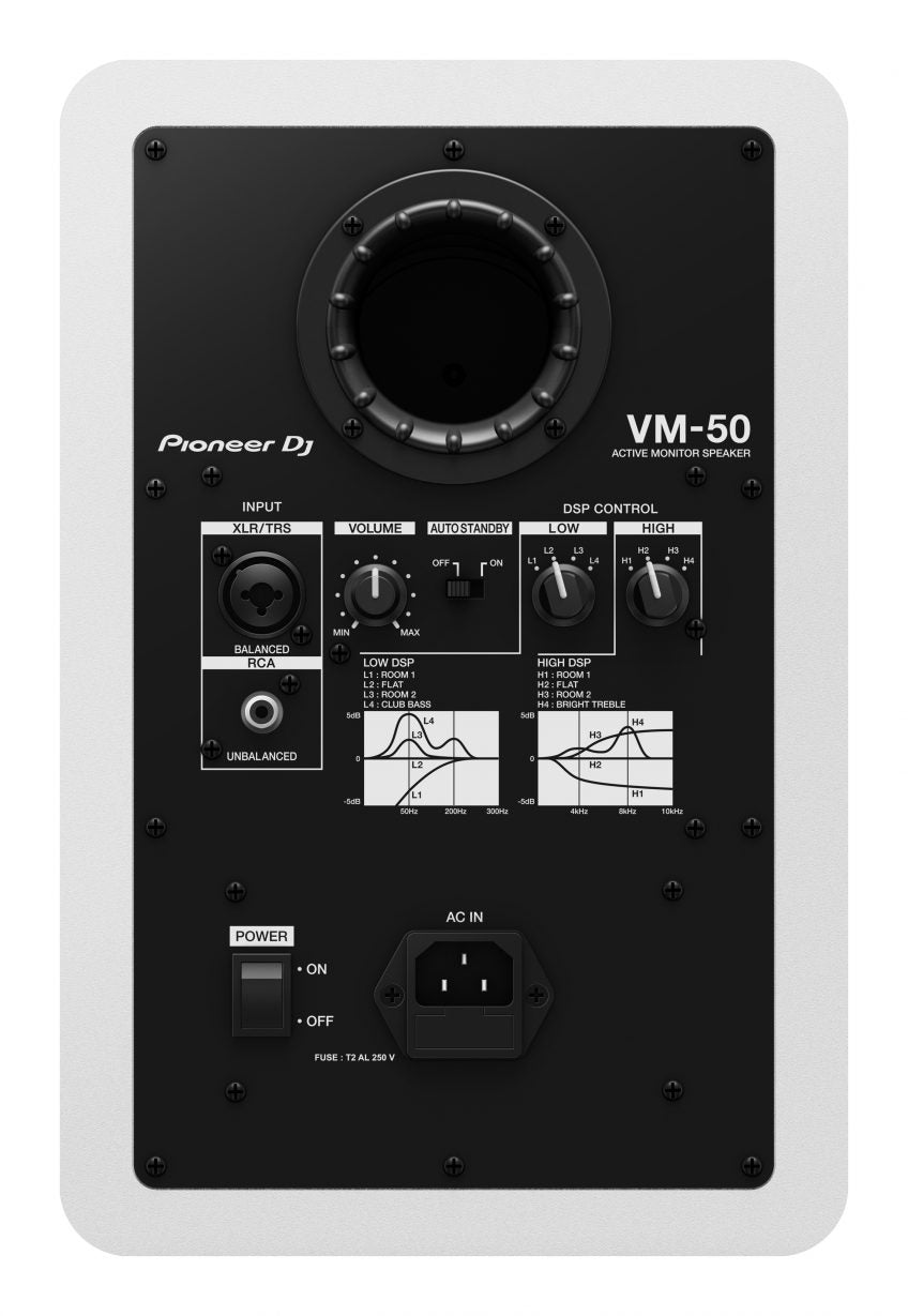 Pioneer DJ VM-50-W Moniteur de Studio Actif