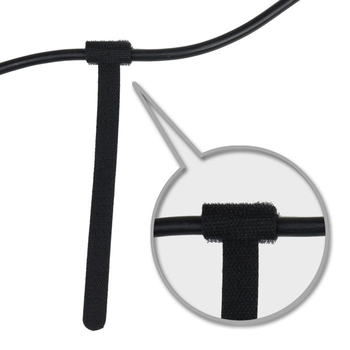 Kabelstrop Velcro Hook & Loop 10 pcs. (200mm)