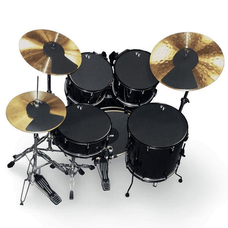 Vic Firth MUTEPP5 lot préemballé d’atténuateurs pour batterie et cymbales