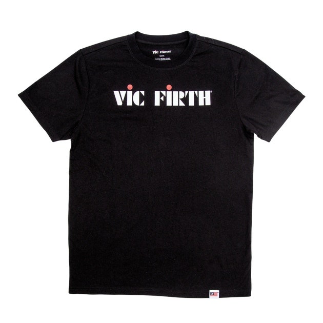 Vic Firth T-shirt logo classique Black - Large
