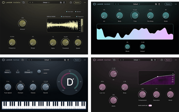 LANDR Pack de plugins vocaux