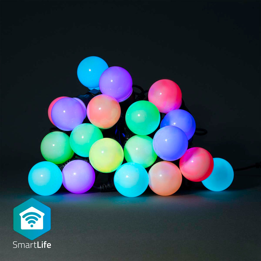 SmartLife Guirlande Décorative avec 20 Ampoules LED