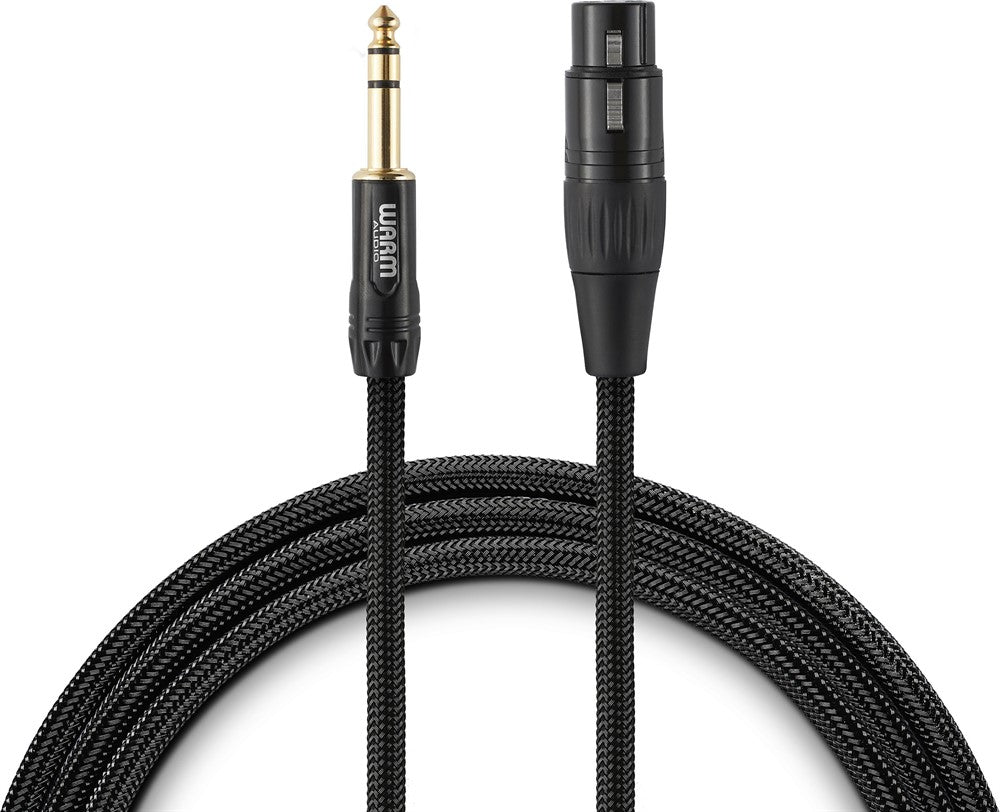 Câble audio Warm Audio Premier Series - XLRM-TRSM 1,8m