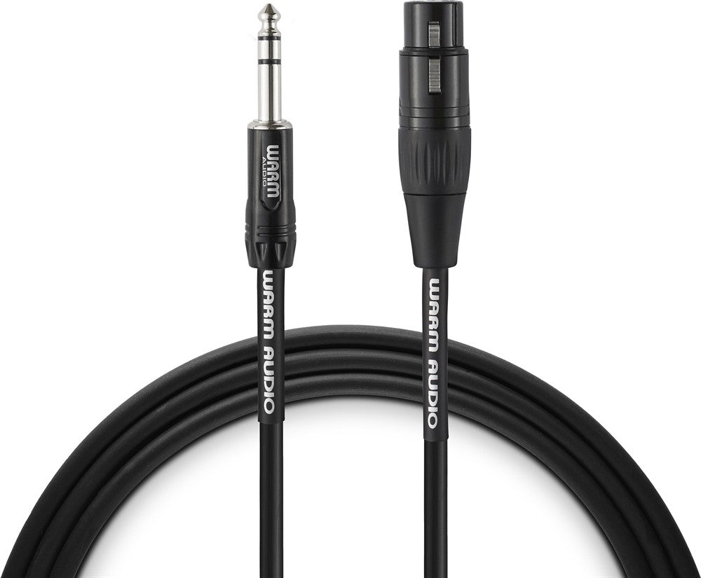 Warm Audio Câble audio Pro Series - XLRF-TRS 1,8m