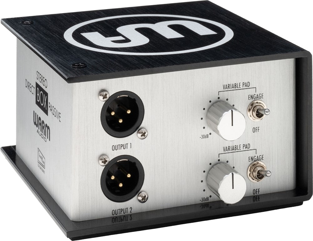 Warm Audio WA-DI-P2 Boîtier DI stéréo passif