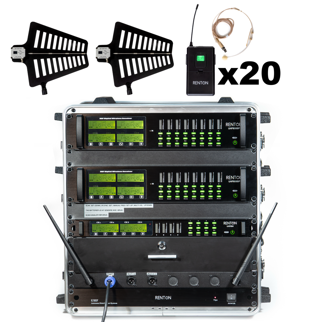 Renton Rack Système sans fil (20 Casques)
