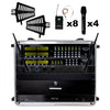 Renton Rack Wireless Combo System (4 Handheld + 8 Headset)