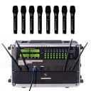 Renton Rack Système sans fil (8 Microphones à main)