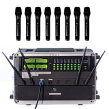 Renton Rack Système sans fil (8 Microphones à main)