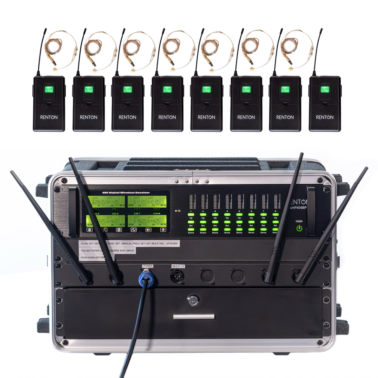 Renton Rack Système sans fil (8 Casques)