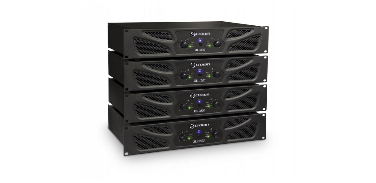 Crown XLi2500 Amplifier 2 x 500 Watt 8 Ohm