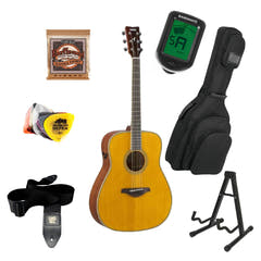 Yamaha FG-TA TransAcoustic Pack de Démarrage