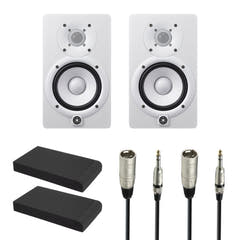 Yamaha HS5 Studiemonitor Startpakke (Hvid)