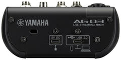 Yamaha AG03 MkII - Live Streaming Mixer (Noir)