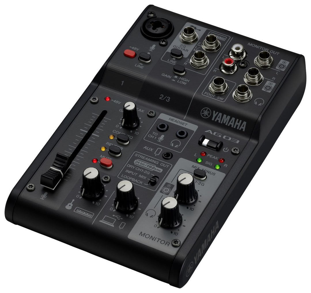 Yamaha AG03 MkII - Live Streaming Mixer (Noir)