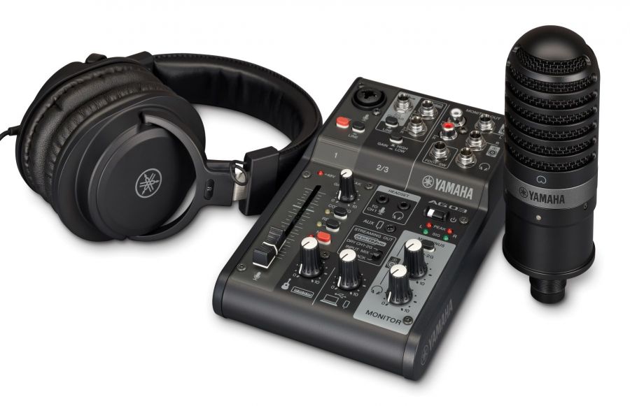 Yamaha AG03 MkII - Pack Live Streaming (Noir)