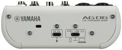 Yamaha AG06 MkII - Mixeur pour Live Streaming (Blanc)