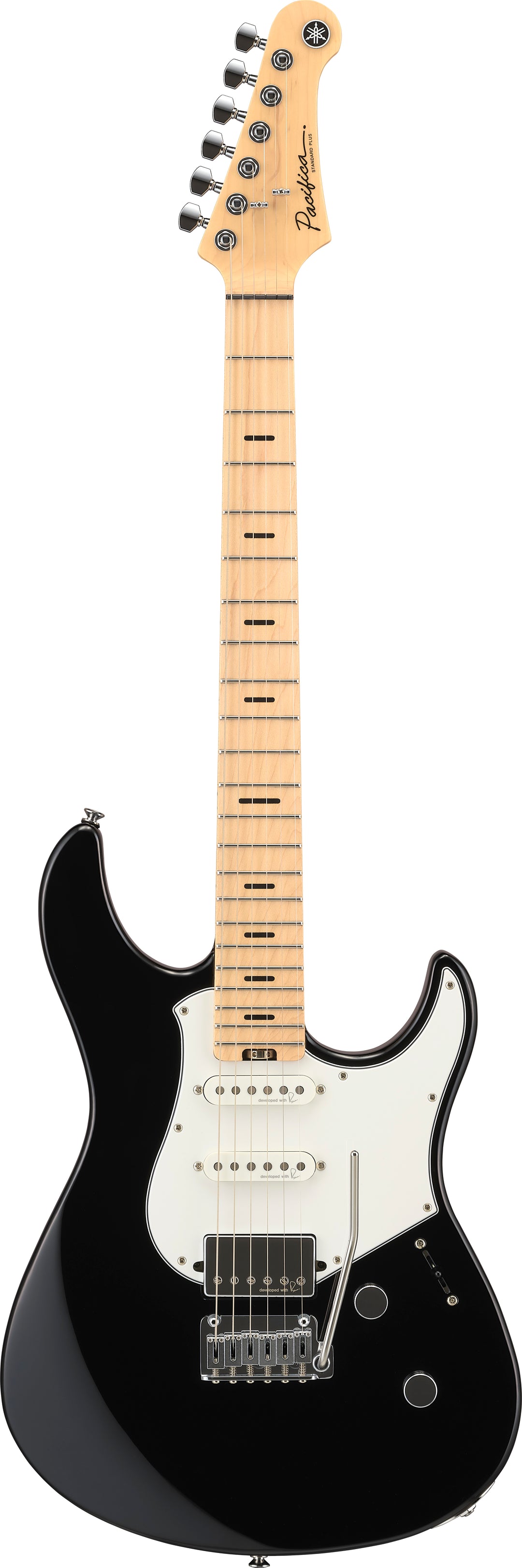 Yamaha Pacifica Standard Plus PACS12M Guitare électrique (Maple, Sort)
