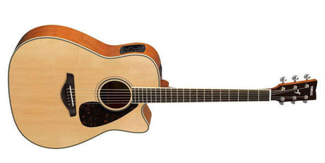 Yamaha Guitare Western FGX820C (Naturel)