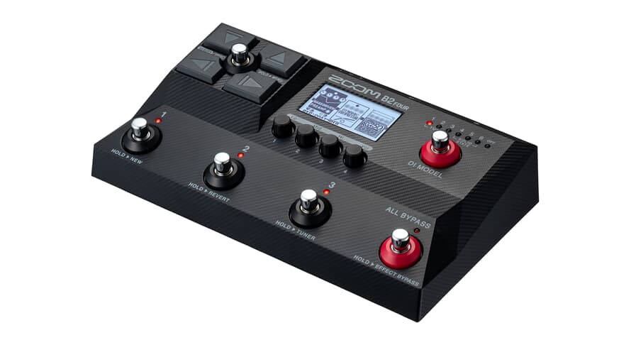 Zoom B2 FOUR Basso Multieffet