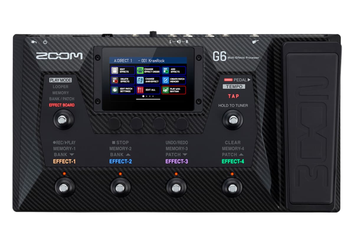 Zoom G6 Guitare Multi-effets