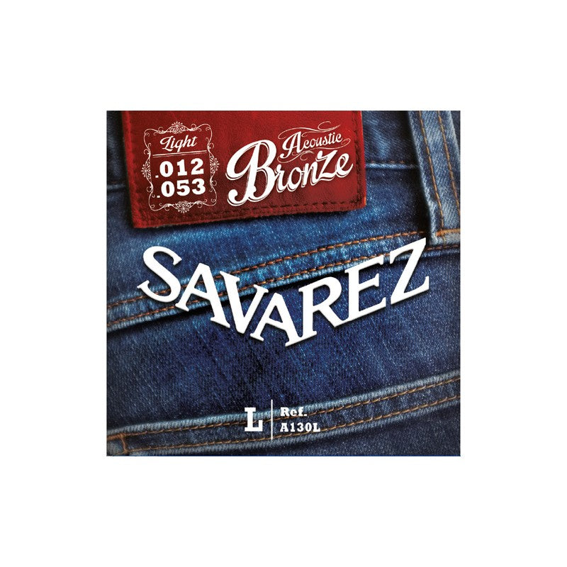 Savarez A 130 L jeu de cordes pour Western, light