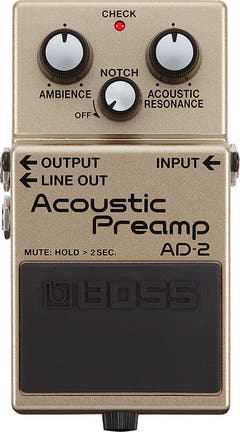 Boss AD-2 Acoustic Preamp Pédale Guitare