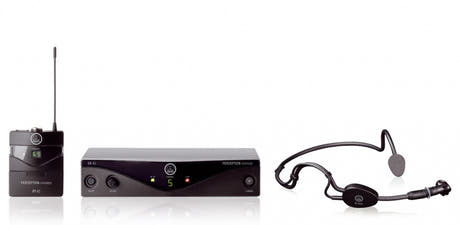 AKG WMS45 Système sans fil Sport avec serre-tête - A (530 - 560 MHz)