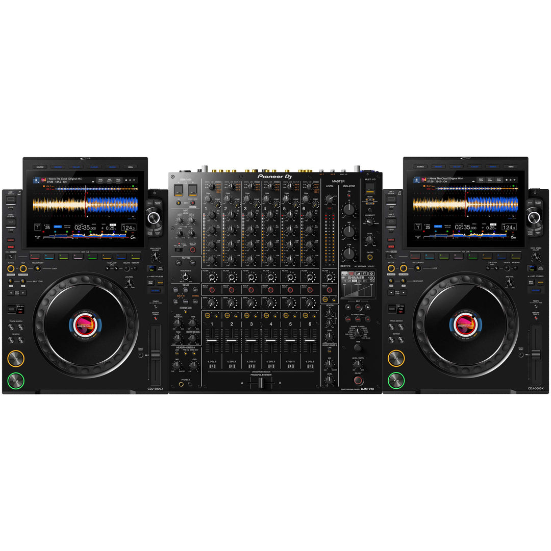 AlphaTheta DJM-V10 + CDJ-3000X Pack