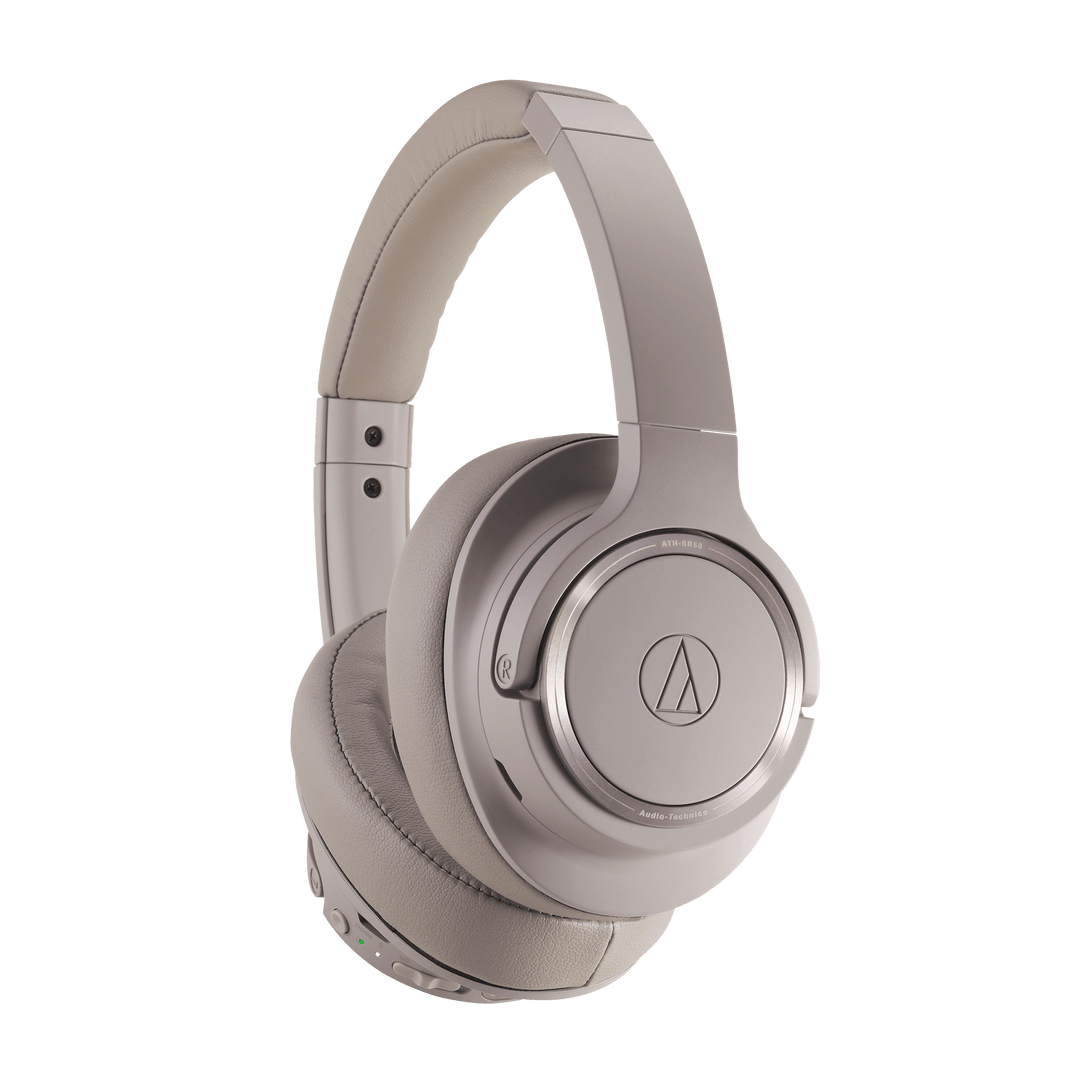 Audio-Technica ATH-SR50BTBK Casque sans fil (Brun/Gris)