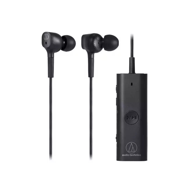 Audio-Technica ATH-ANC100BTBK Écouteurs In-Ear sans fil à réduction de bruit (Noir)