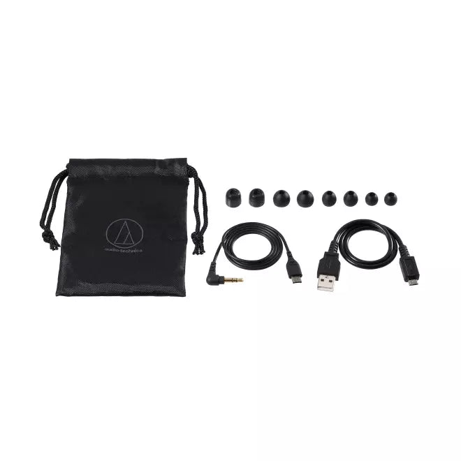 Audio-Technica ATH-ANC100BTBK Écouteurs In-Ear sans fil à réduction de bruit (Noir)