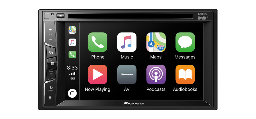 Pioneer AVH-Z3200DAB Apple Carplay, Bluetooth et Radio DAB