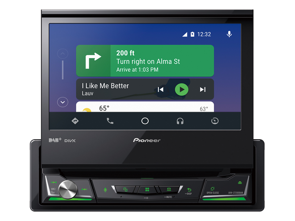 Pioneer AVH-Z7200DAB Apple CarPlay, Bluetooth et USB